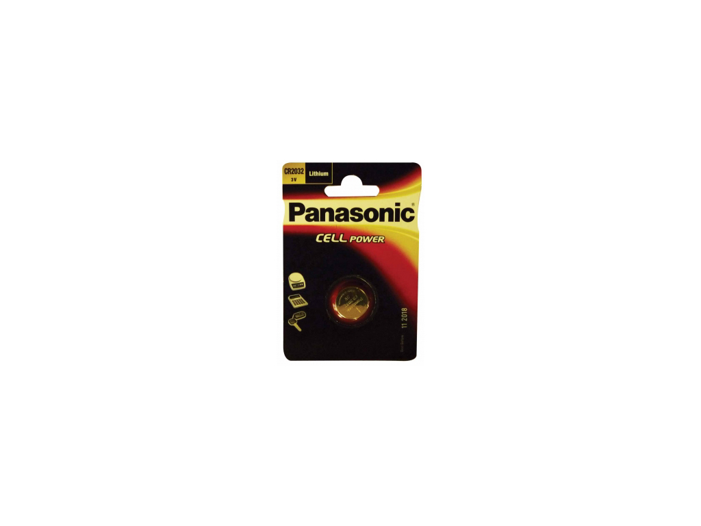 Batteri Knapcelle CR2032 3 V Panasonic