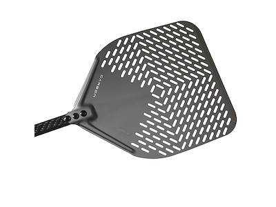 Pizzaspade 36x36 cm perf. 150 cm Carbon