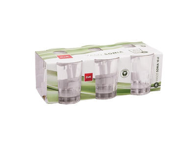 Glas 10 cl Sonia 6-pak