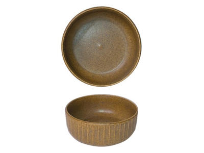 Skål Høj Ø13 cm Brun Gordion