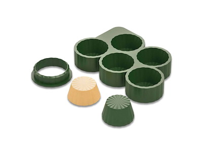 Tarteletform Classic 5 stk