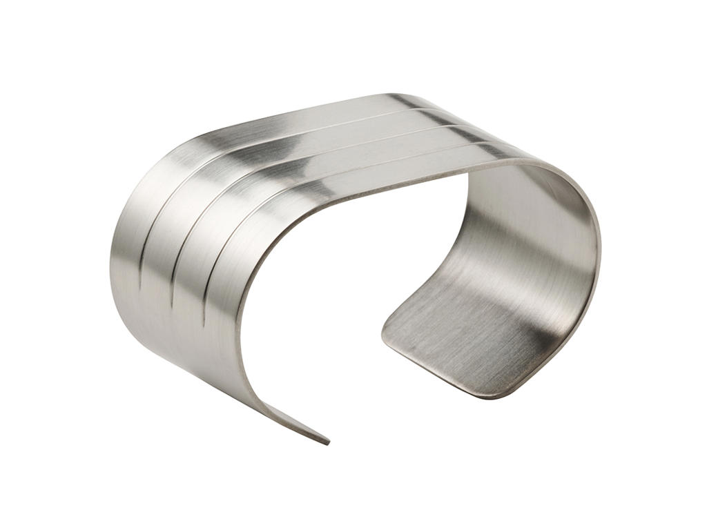 RAW Servietring Mat stål 4 stk