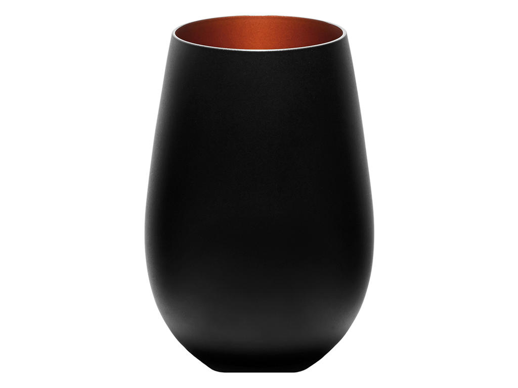Glas Elements Vand Sort/Bronze 46,5 cl
