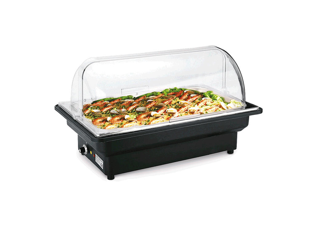 Chafing Dish GN 1/1 elektrik med plastlå