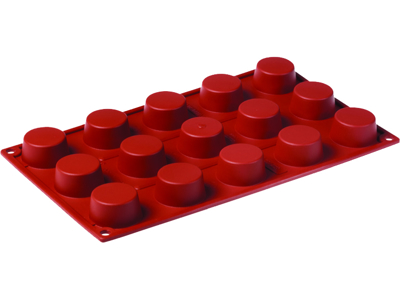Bageform Silicone 1/3 GN, 15 petit-fours