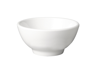 Melamin skål Hvid ca. Ø 15 cm, H: 7,5 cm