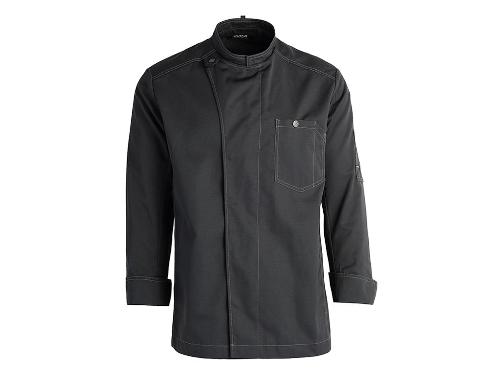 Kokkejakke Unisex Charcol str. XL