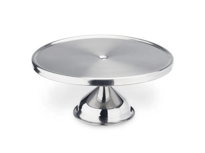 Kagefad med fod Crom ø30cm H 14,5 cm