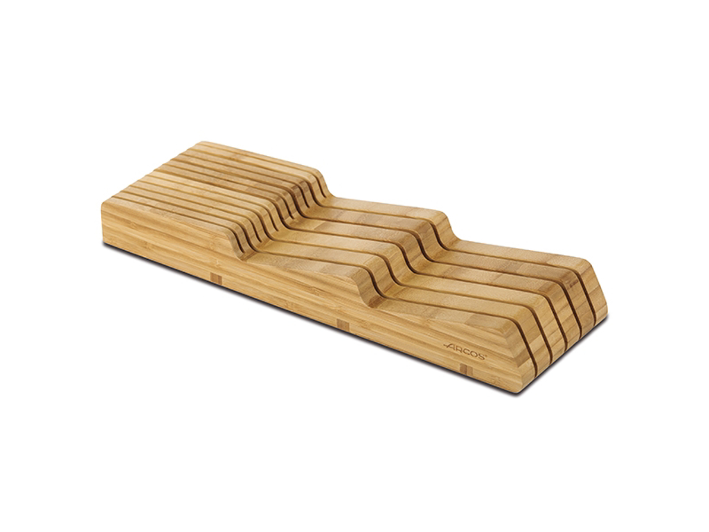 Knivholder til skuffe, Arcos, bambus