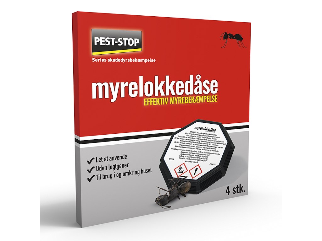 Myrelokkedåse 4 stk Pest-Stop