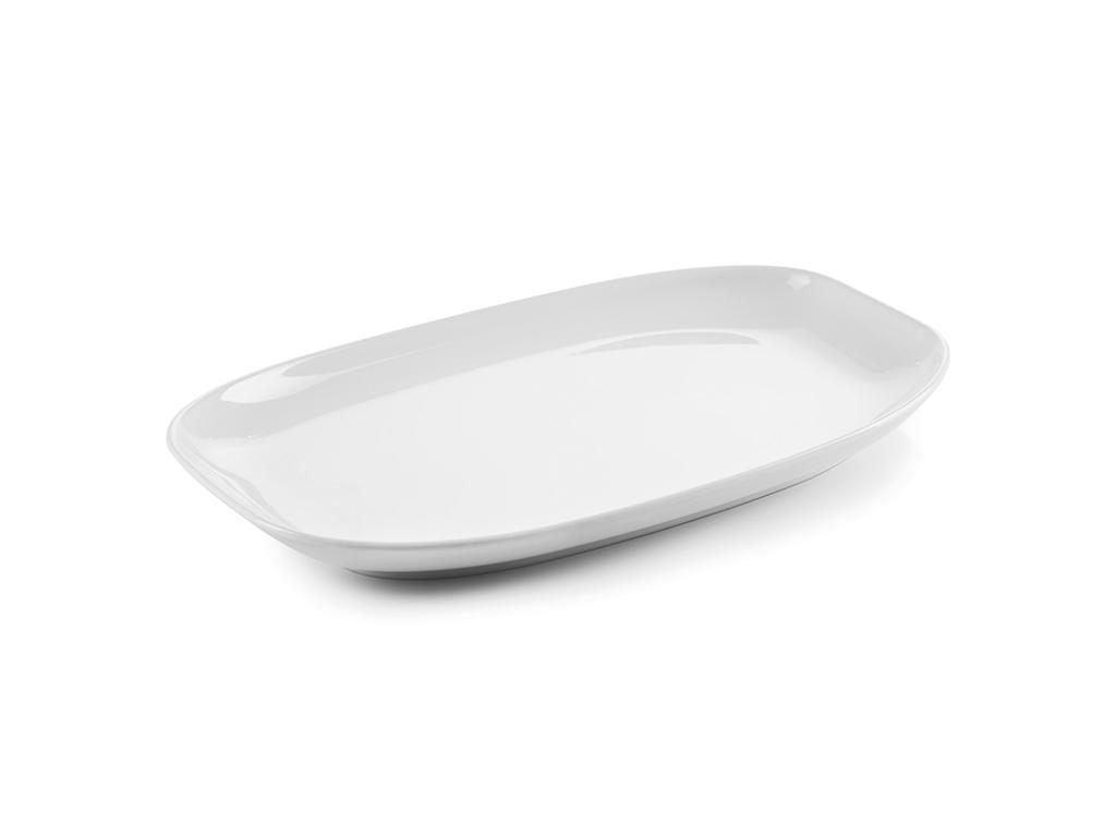 Tallerken Rektangulær 29x18 cm Hvid Club