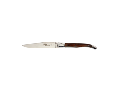 Steakkniv, Laguiole Prestige, Skæfte af mørkt horn