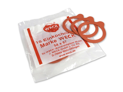 Weck Gummiring til RR60- pakke med 10 stk