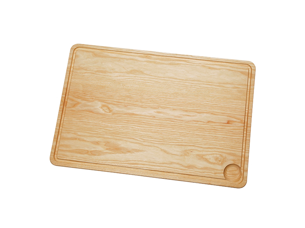 Skærebræt i ask,  60x40x2 cm