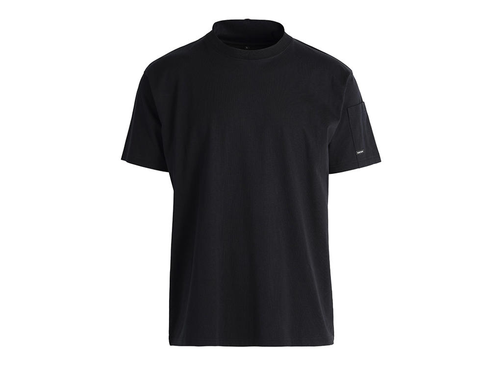 T-Shirt Kokke m/penlomme Sort L