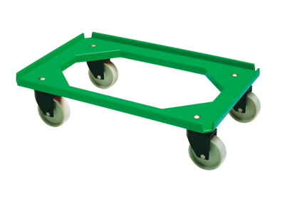 Traller Grøn 40x60 cm åbne hjørner u. gi