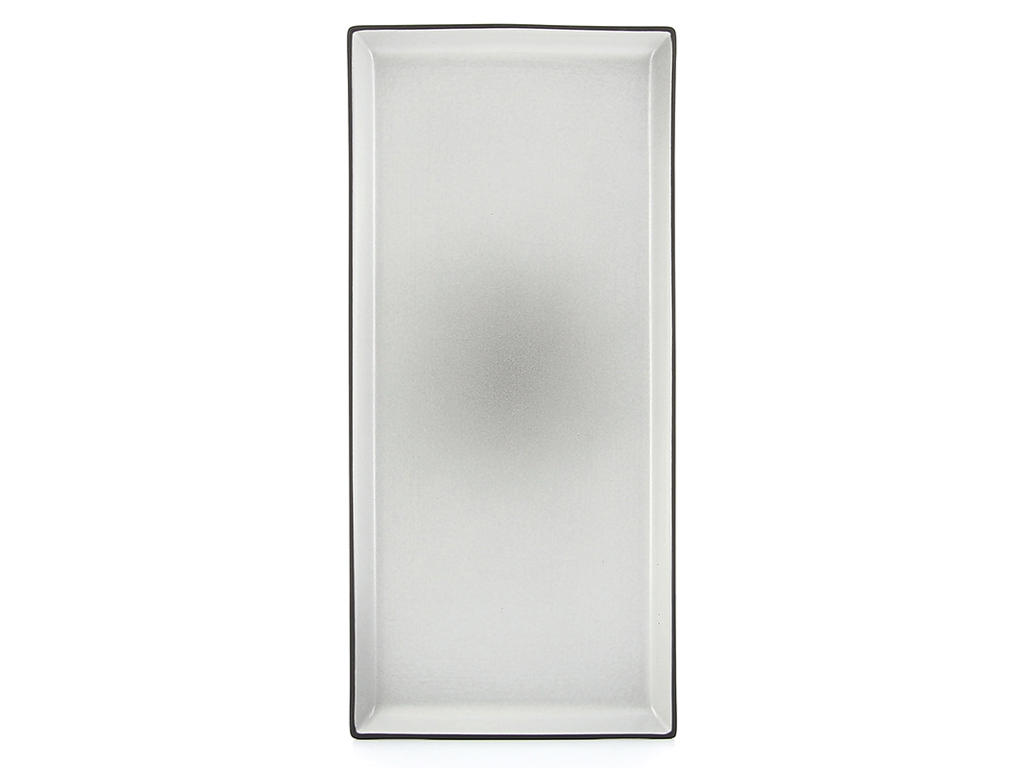 Tallerken Rektangel 32,5x15 cm Sort Equinoxe