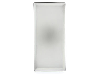 Tallerken Rektangel 32,5x15 cm Sort Equinoxe