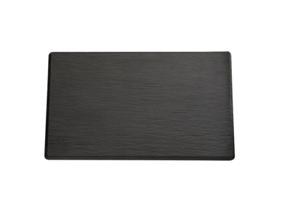 Melaminbakke sort 32,5x26,5 skiferlook