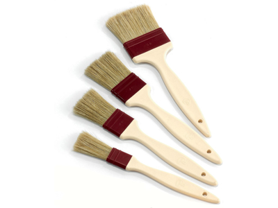 Pensel flad 25 mm m. plasthåndtag