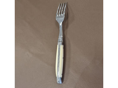 Laguiole Prestige kagegaffel white bone