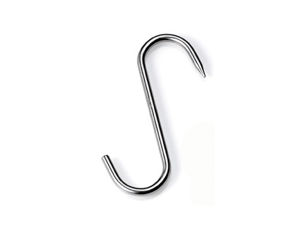 S-krog, rustfri 120 x 5 mm
