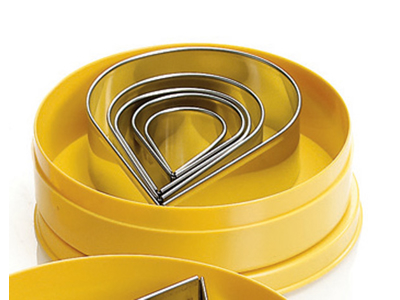 Udstikkersæt dråbe RF 6 dele 45-116 mm