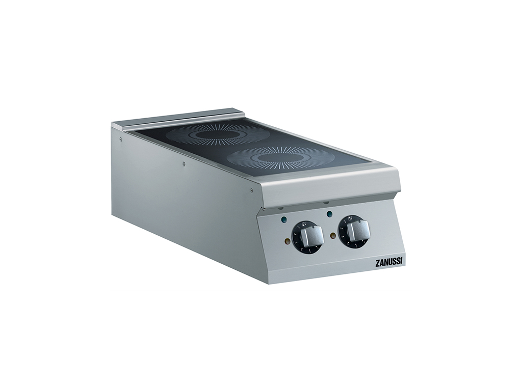 Induktionskogebord 2 zoner el 400 mm 900