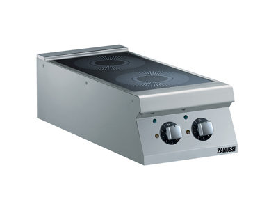 Induktionskogebord 2 zoner el 400 mm 900