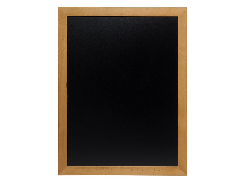 Tavle 70x90 cm teak lakeret ramme