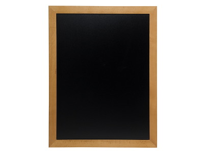 Tavle 70x90 cm teak lakeret ramme