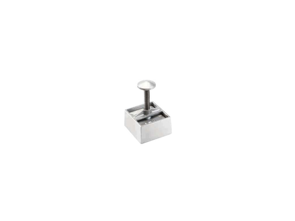 Bøfformer 9,5 x 9,5 cm aluminium