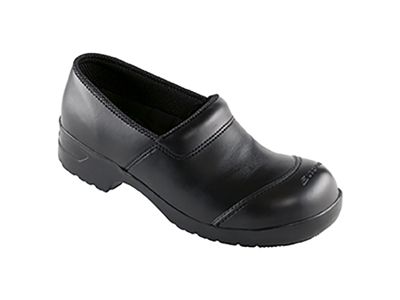 Sikkerhedstræsko m/hælkap, sort