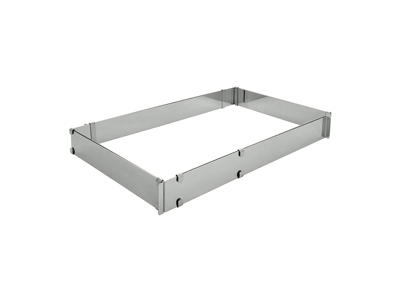 Bageform Firkant indstilb. 43-84/29-56cm