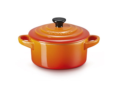 Le Creuset mini stentøjsgryde Ø 10 cm i volcanic