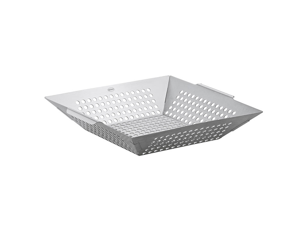 Grillbakke m. huller 33,5x30x6,5cm Rösle