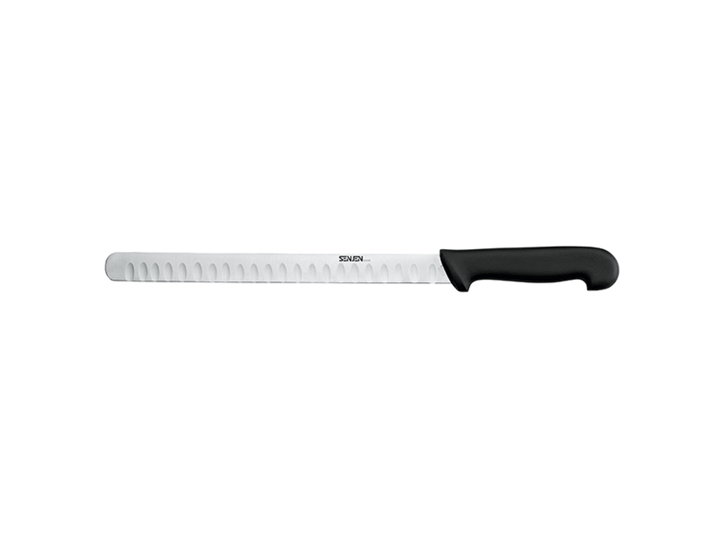 Lakse-/Skinkekniv, 28 cm, Senjen Slicer, Sort