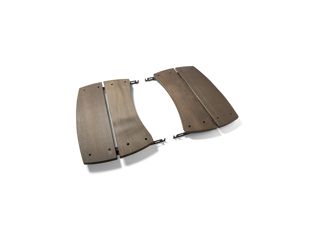 Sidebord i træ til BGE L, sæt á 2 stk.