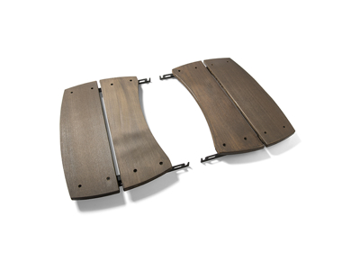 Sidebord i træ til BGE L, sæt á 2 stk.