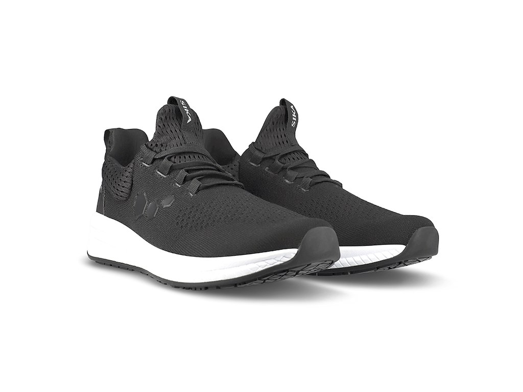 Arbejdssko Sprint Knit Sort/Hvid 38