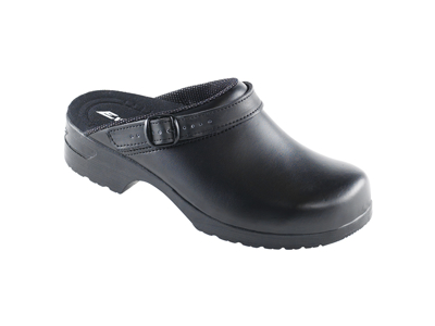 Træsko u/hælkap, sort