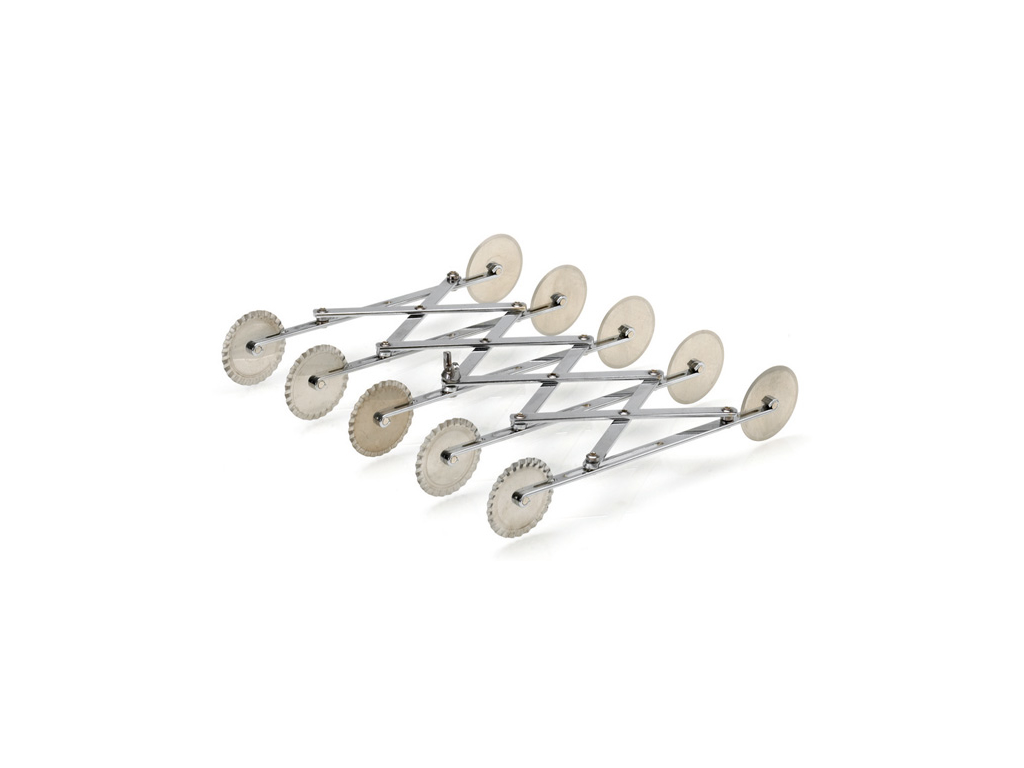 Dejskærer lige & takket med 5 hjul Ø55mm