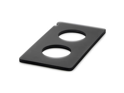 Bakke til 2 Flasker 32,5x17,5 cm Antracit En Scene