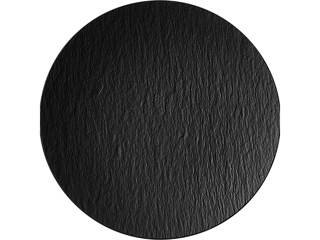 The Rock tallerken sort Ø32 cm