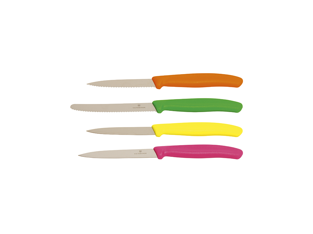 Urteknive, Victorinox, 2 glatte og 2 med bølgeskær