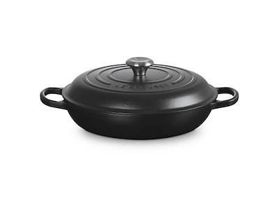 Støbejern buffet gryde Ø 30 cm i Matte Black