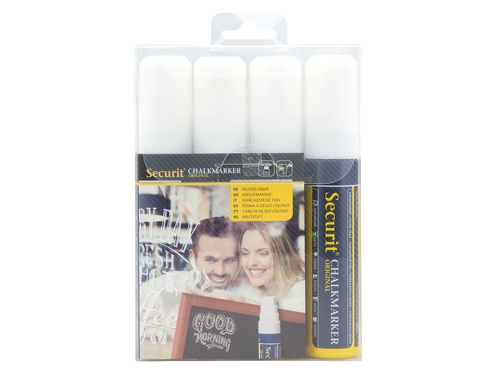 Tusch 4 stk ass. farver 7-15 mm til tavl