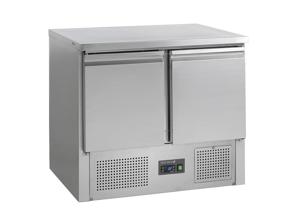 Frysedisk GN1/1 2 døre kompress. i bund