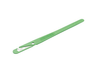 Scaritech ridsekniv til brød i grøn