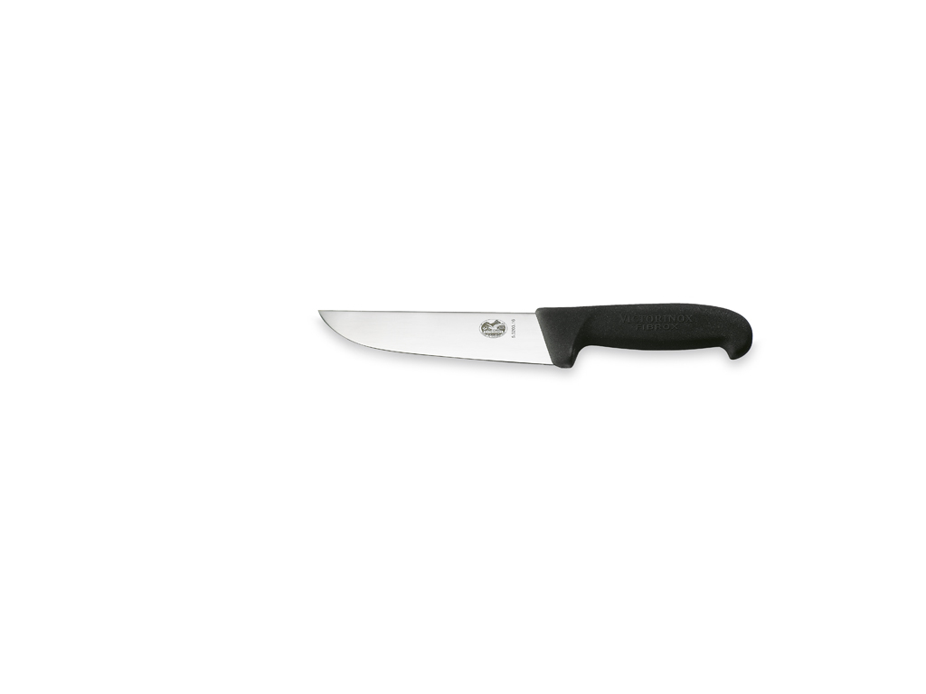 Slagterkniv, 16 cm, Victorinox Fibrox, sort
